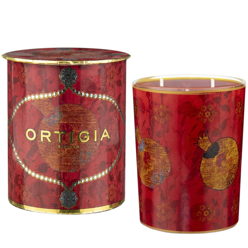 Ortigia Melograno - Decorated Candle 380g