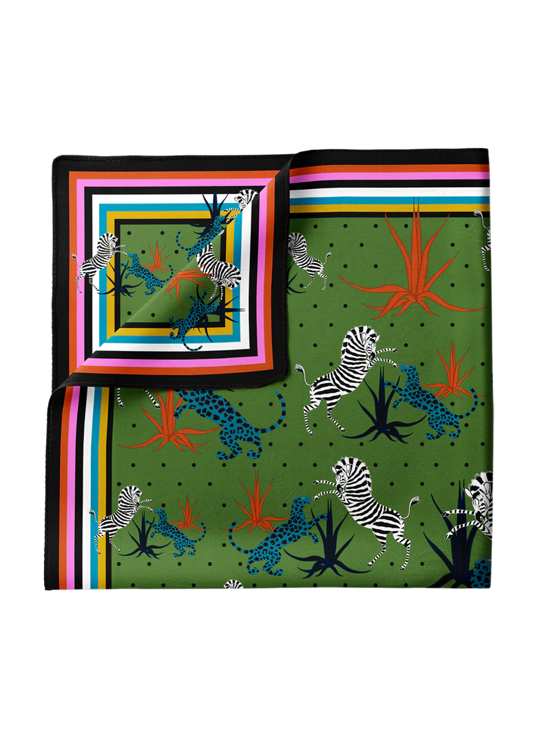 Ortigia - Jungle Pocket Square