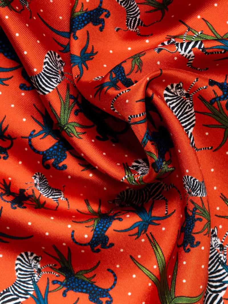 Ortigia - Jungle Pocket Square