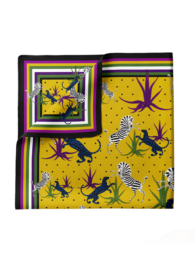 Ortigia - Jungle Pocket Square