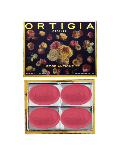 Ortigia - Rose Antiche Soap 4x100g
