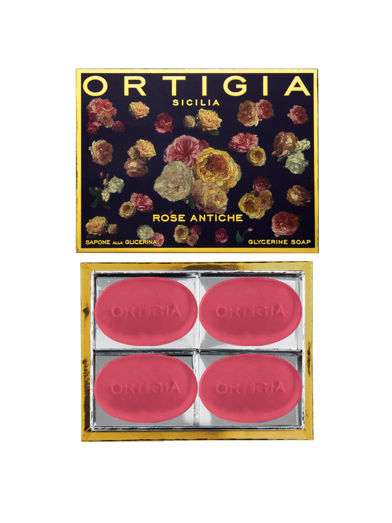 Ortigia - Rose Antiche Soap 4x100g