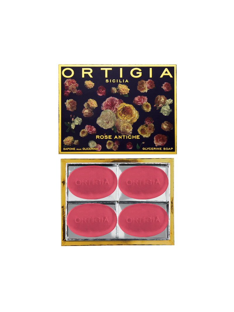 Ortigia - Rose Antiche Soap 4x40g
