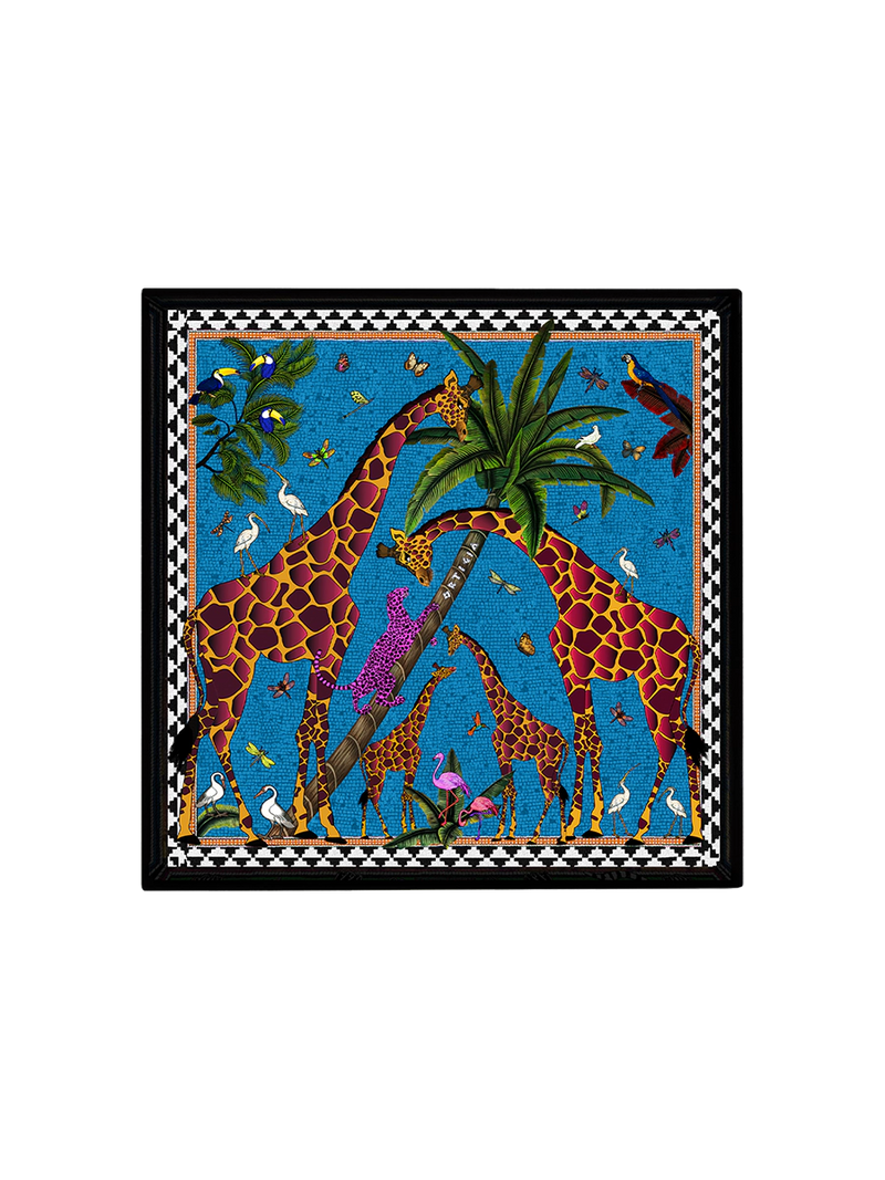 Ortigia - Tray Giraffe Blue