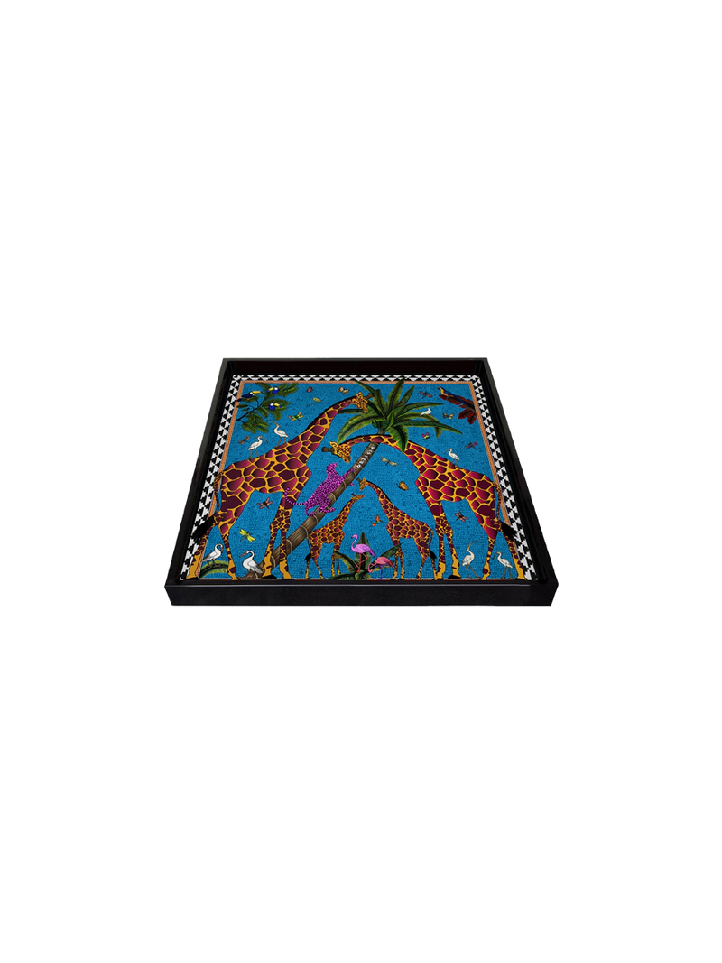 Ortigia - Tray Giraffe Blue