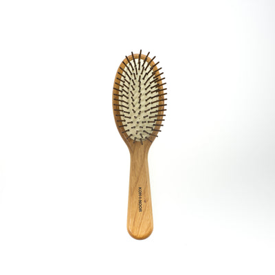 Koh-I-Noor - Women's Pneumatic Hair Brush With Wood Pins Oval