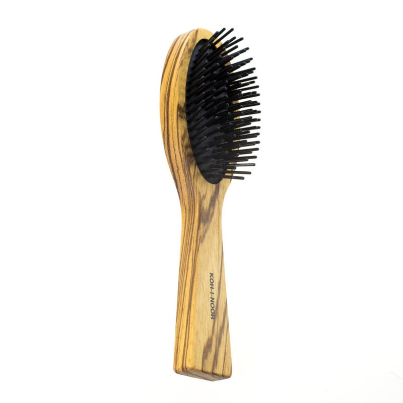 Koh-I-Noor - Wooden Pneumatic Hair Brush With Natural Bristles