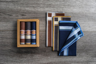 Men's Handkerchiefs Box of 3 - Barret