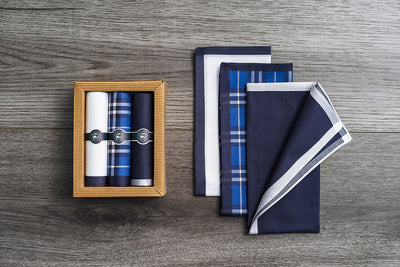 Men's Handkerchiefs Box of 3 - Clive