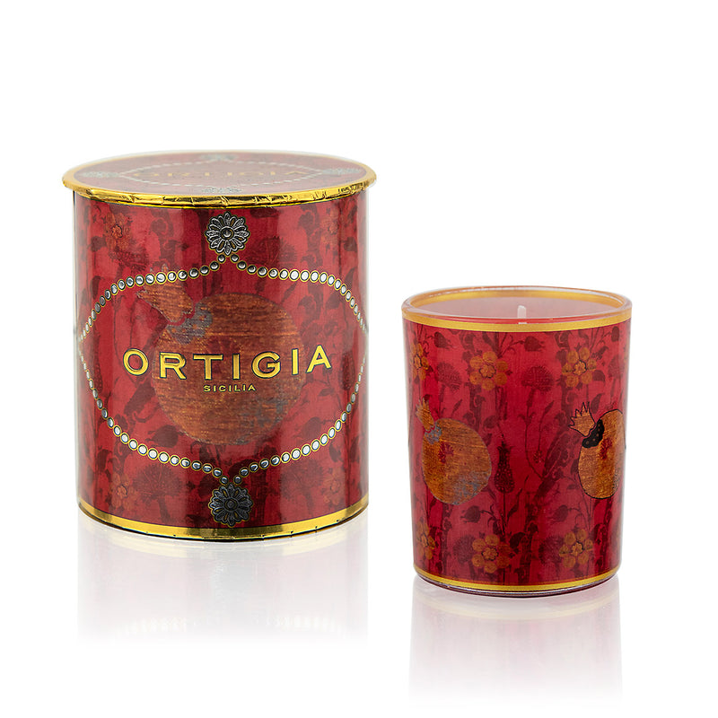 Ortigia Melograno - Decorated Candle 150gm