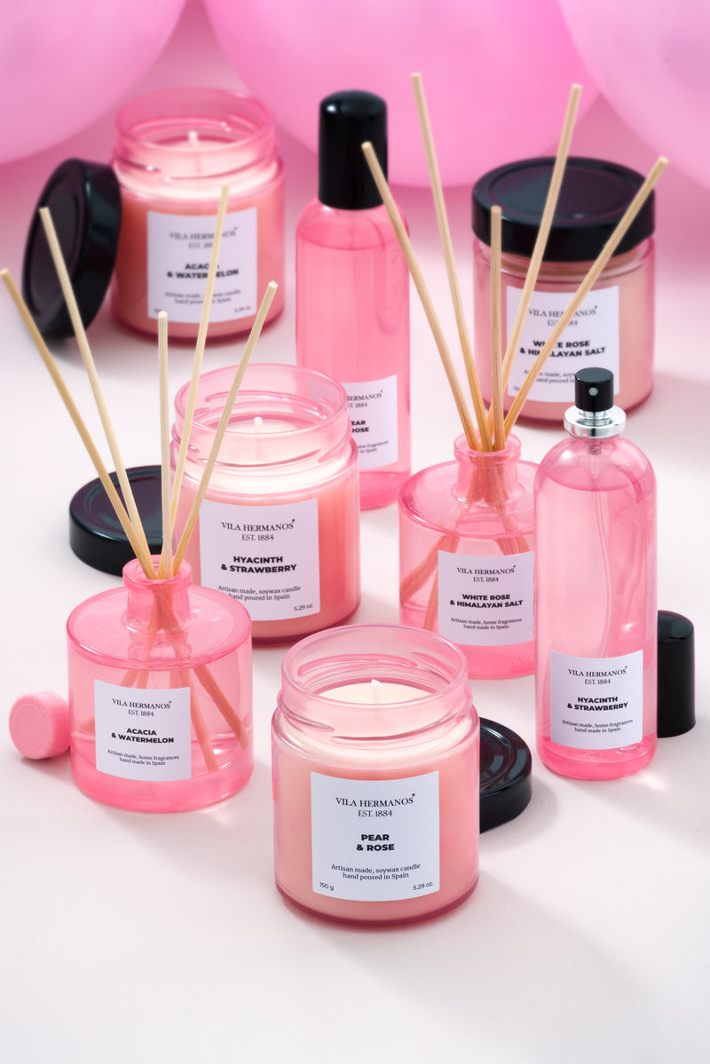 Vila Hermanos - Rosa Collection -  Hyacinth & Strawberry - Candle