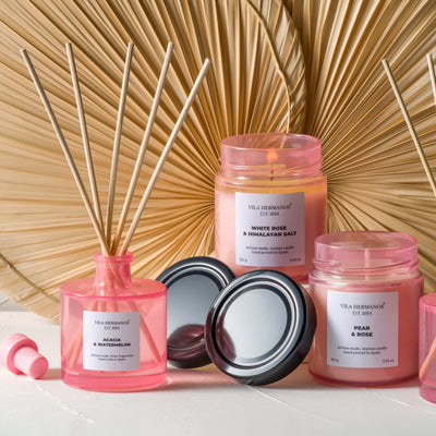 Vila Hermanos - Rosa Collection -  Hyacinth & Strawberry - Candle