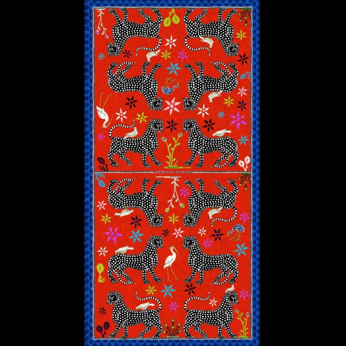 Ortigia Scarf - Mosaico Rosso