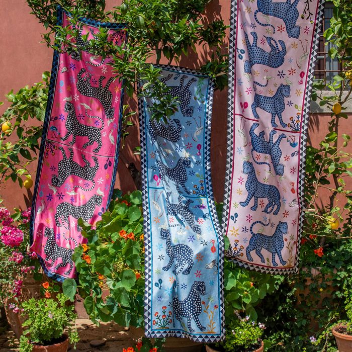 Ortigia Scarf - Mosaico Celeste