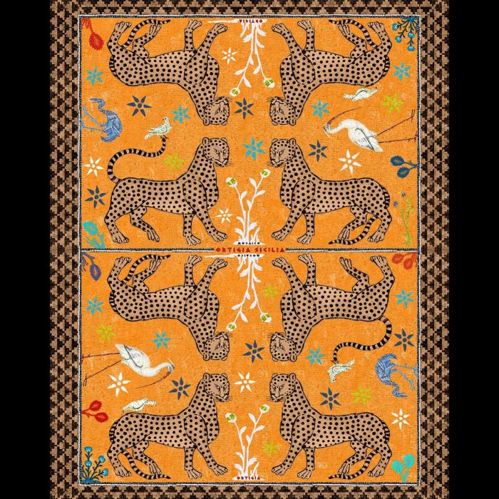 Ortigia Pareo - Mosaico Orange